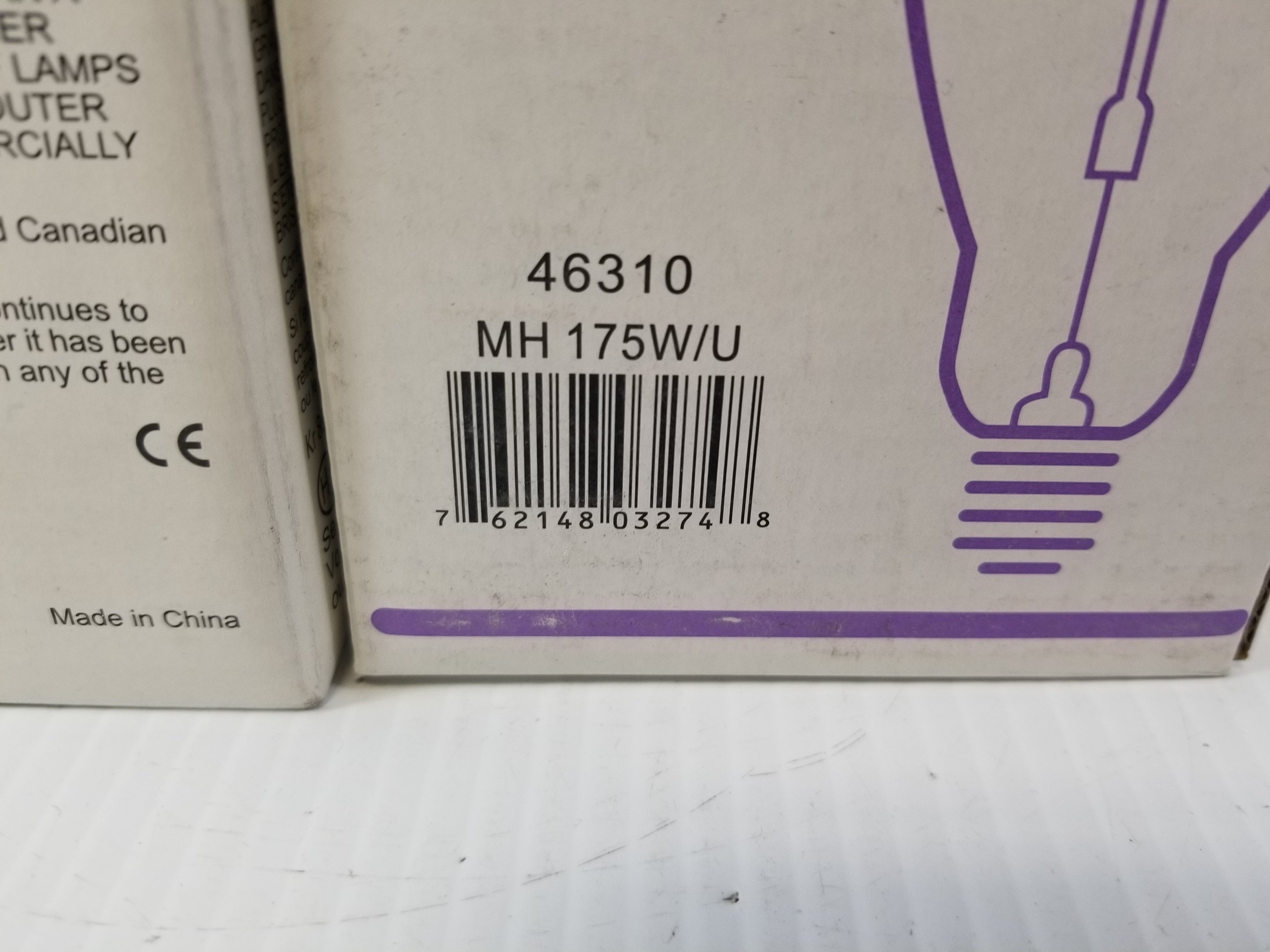 TCP 46310 MH175W/U ED28-E Metal Halide Lamp (Lot of 4)