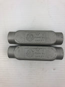 Appleton Electric Products Form 85 1/2" C Unilet 4.0 C.U, (Lot of 2)