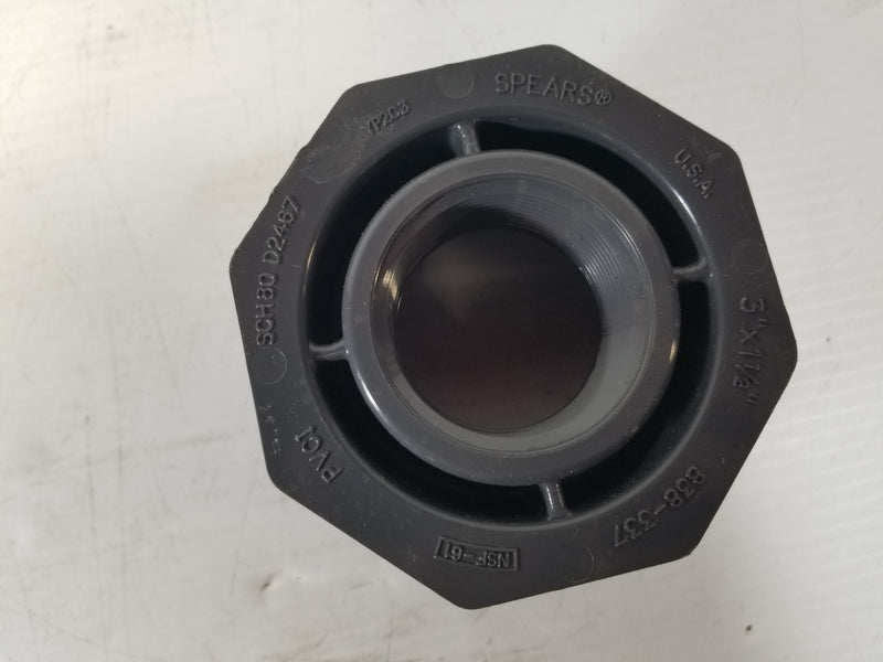 Spears 838-337 3" to 1-1/2" Reducer SCH80 PVCI