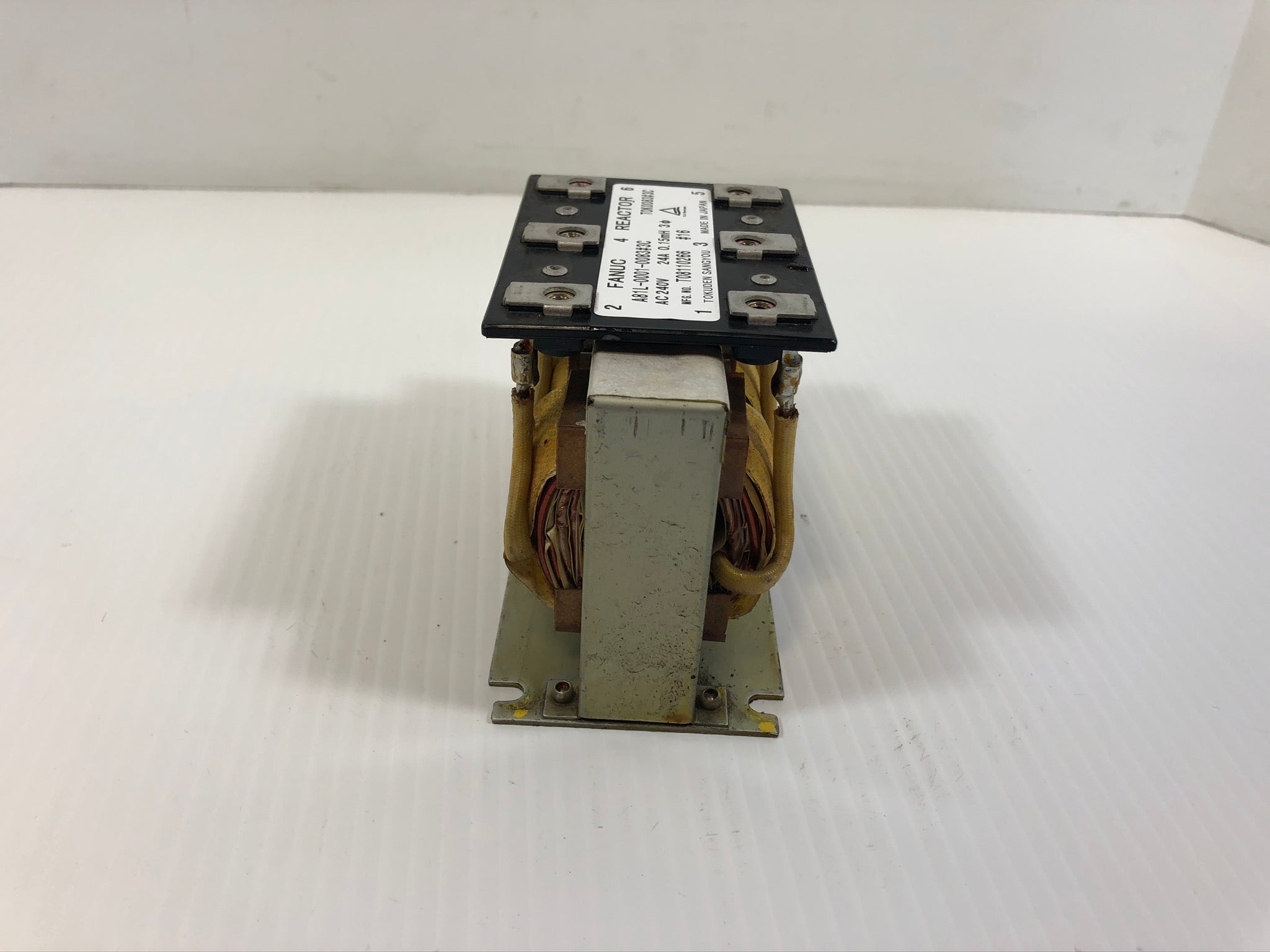 Fanuc A81L-0001-0083#3C Reactor Transformer 240VAC 24A 0.15mH 3PH