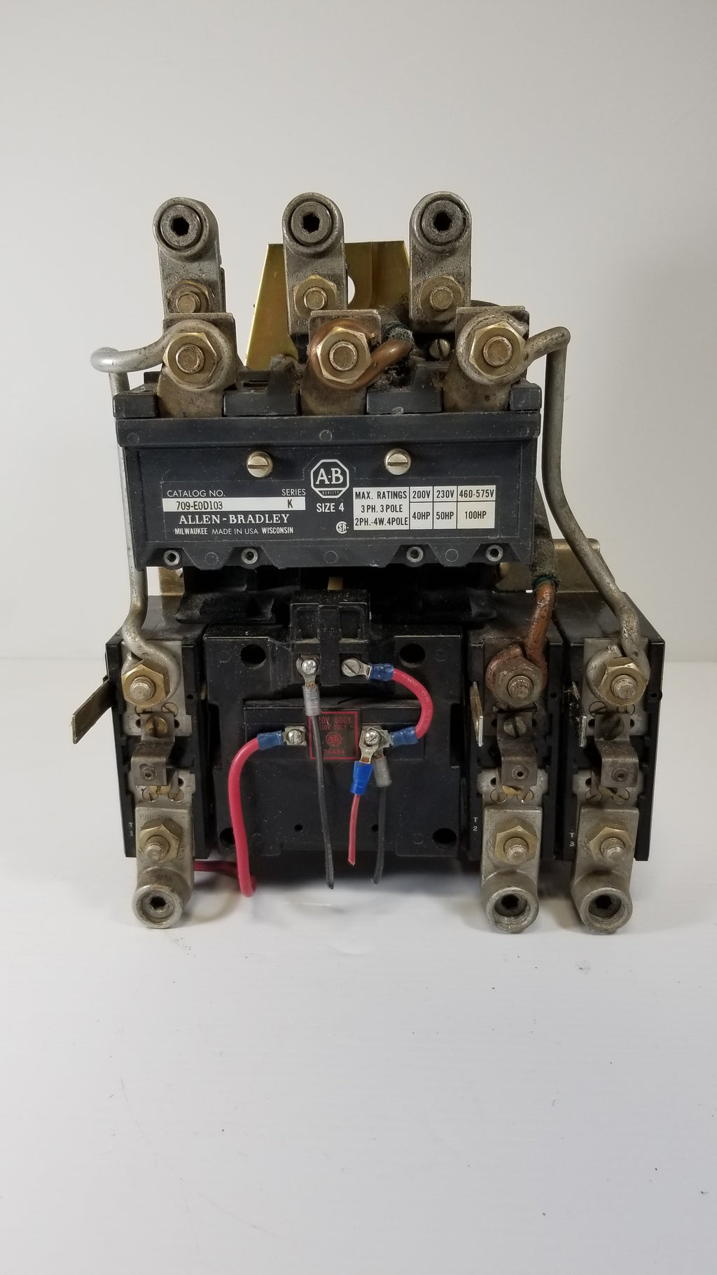 Allen-bradley 709-e0d103 Motor Starter Size 4 – Metal Logics, Inc.