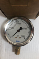 Wika Gauge 213.53 2.5" 0-2000 PSI 976142