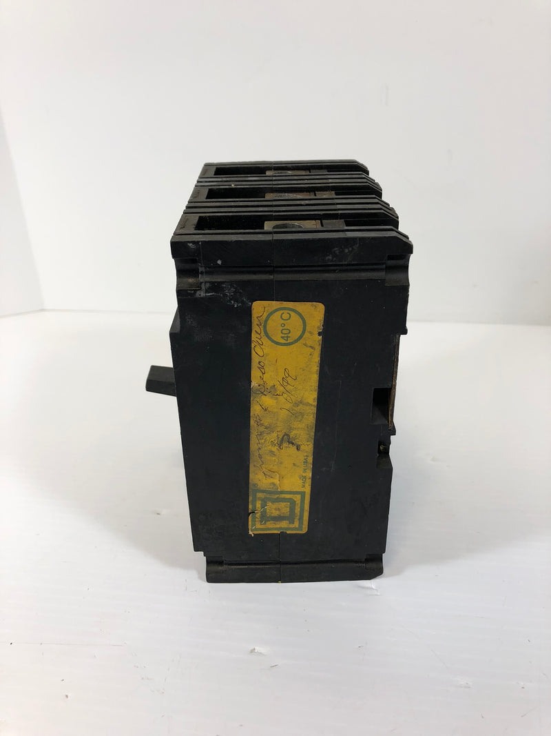 Square D FAL 90 Amp LK-2576 Circuit Breaker 3 Pole 600 VAC 125/250 VDC