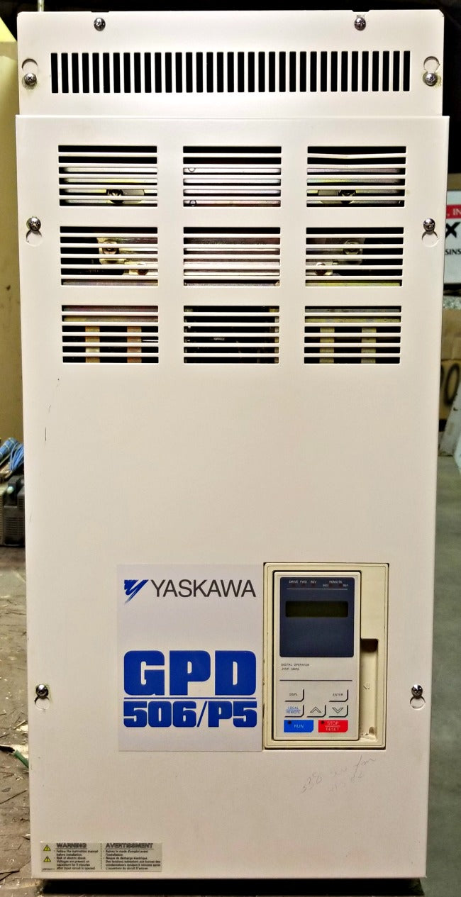 Yaskawa GPD 506/P5 CIMR-P5M4037 Variable Drive Magnetek 3 Phase 380-460V Input