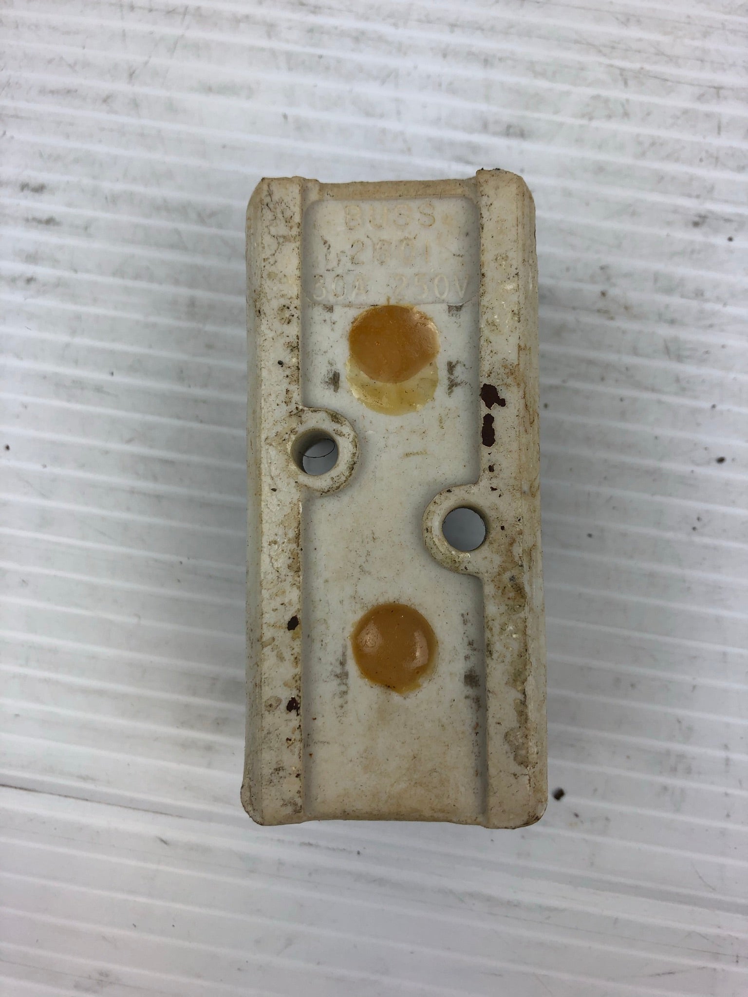 Buss 2601 & 5093 1 Pole/Slot Fuse Holder 30A 250B (Lot of 3)