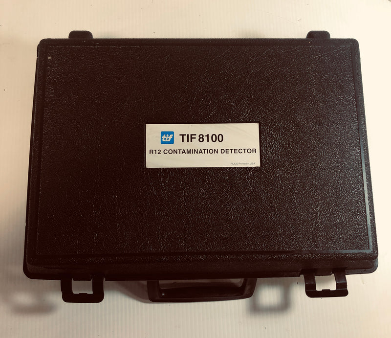 TIF 8100 R12 Contamination Detector (Missing Blue Hose and Filter)