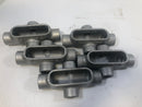 Crouse-Hinds 3/4" X27 Conduit Body Lot of 5