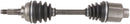 A1 Cardone 608000 CV Axle Shaft 60-8000