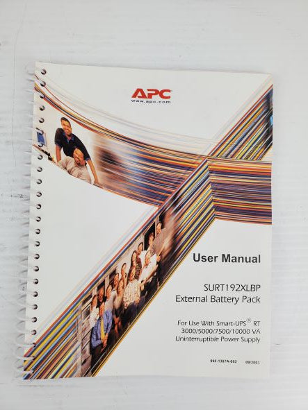 APC User Manual For SURT192XLBP External Battery Pack