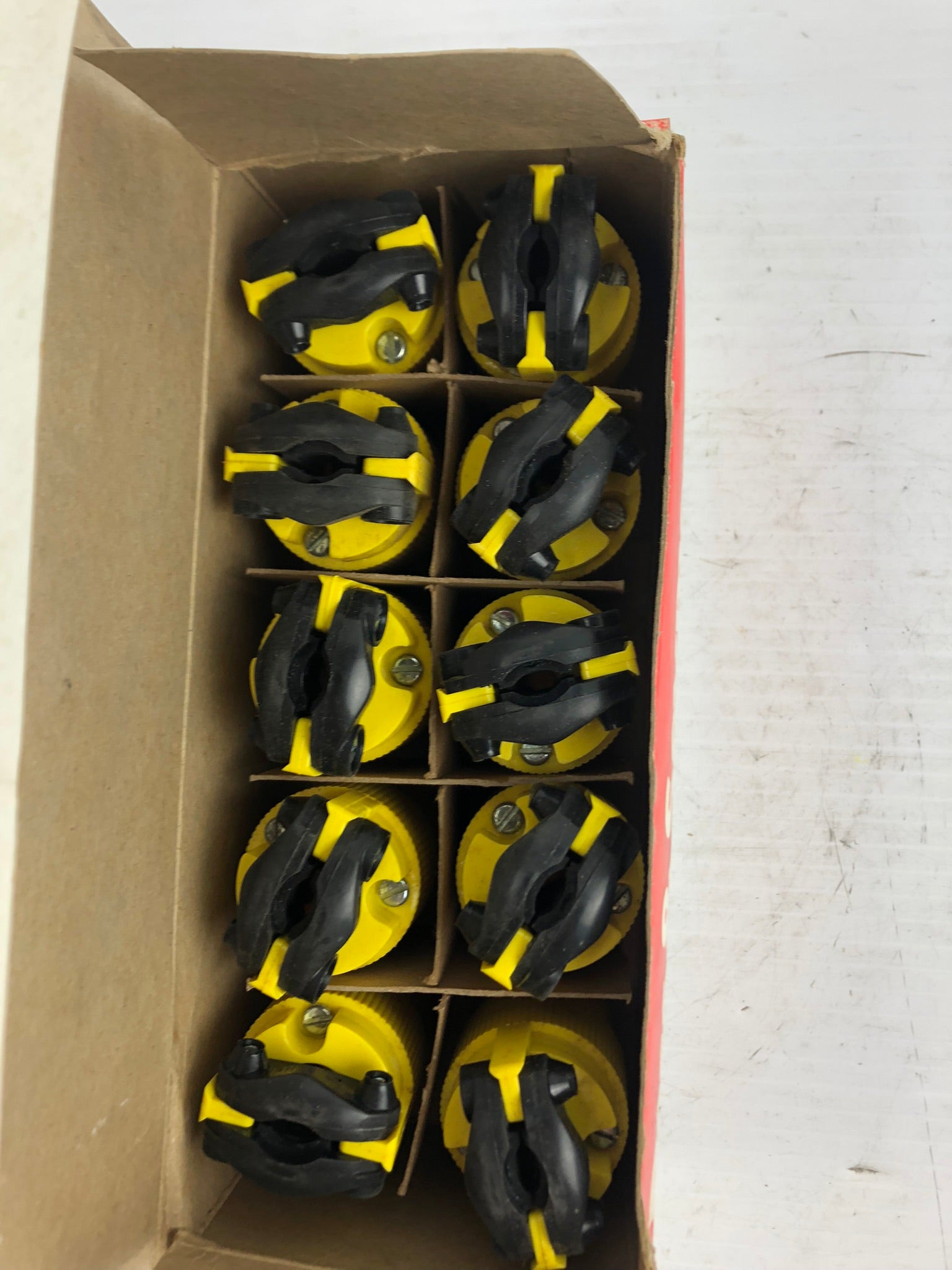 Pass & Seymour 7555-6 Receptacle 10A-250V 15A-125V - Box of 10