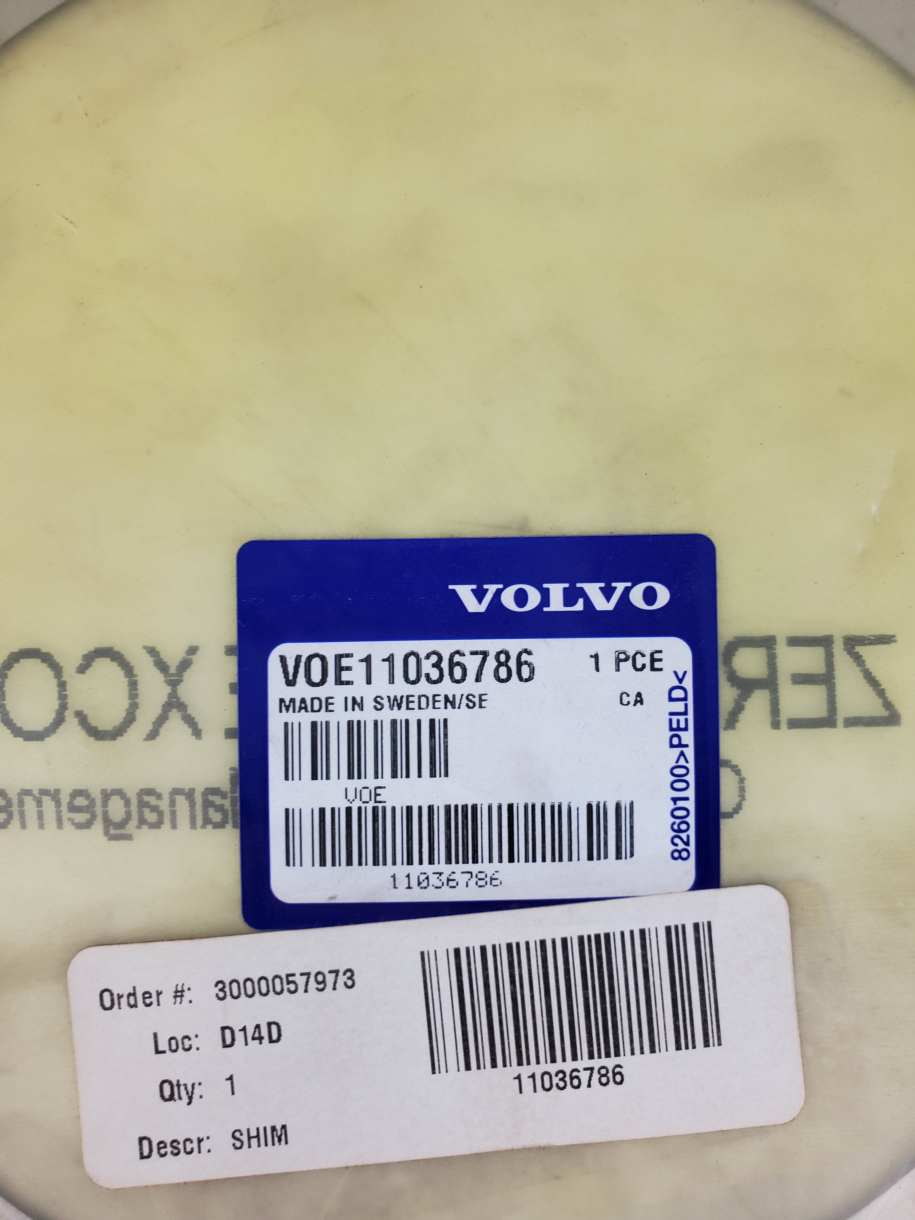 Vole VOE 11036786 Shim (Lot of 2)