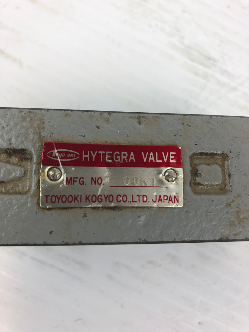 Toyo-Oki 00KI Hytegra Valve