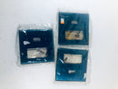 Cooper Wiring Devices 93432 304SS Metal Plate Cover Lot of 3