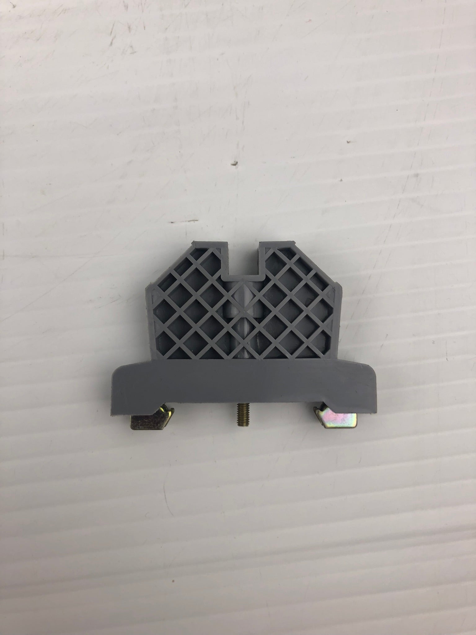 Screw-Down End Bracket Spacer Din Rail Terminal Block - Lot of 13