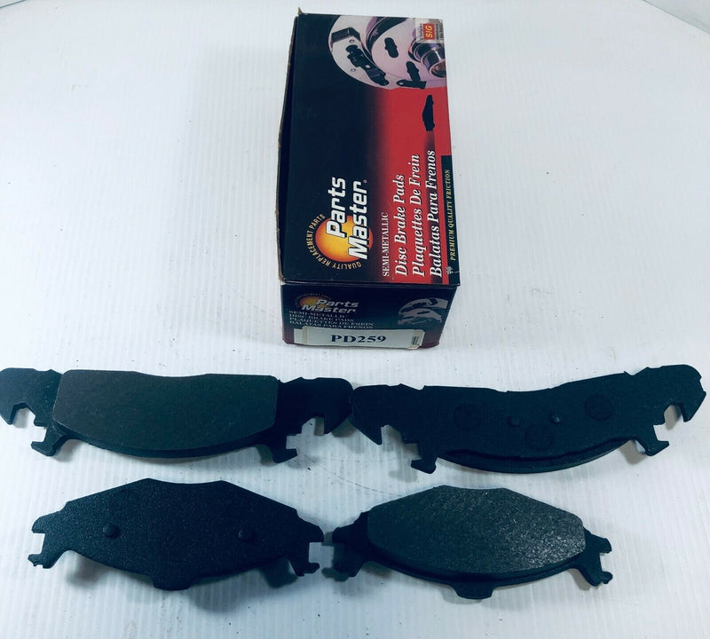 Parts Master Semi-Metallic Disc Brake Pads MD259 PD259