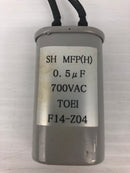 TOEI F14-Z04 Capacitor SH MFP(H) 0.5uF 700 VAC