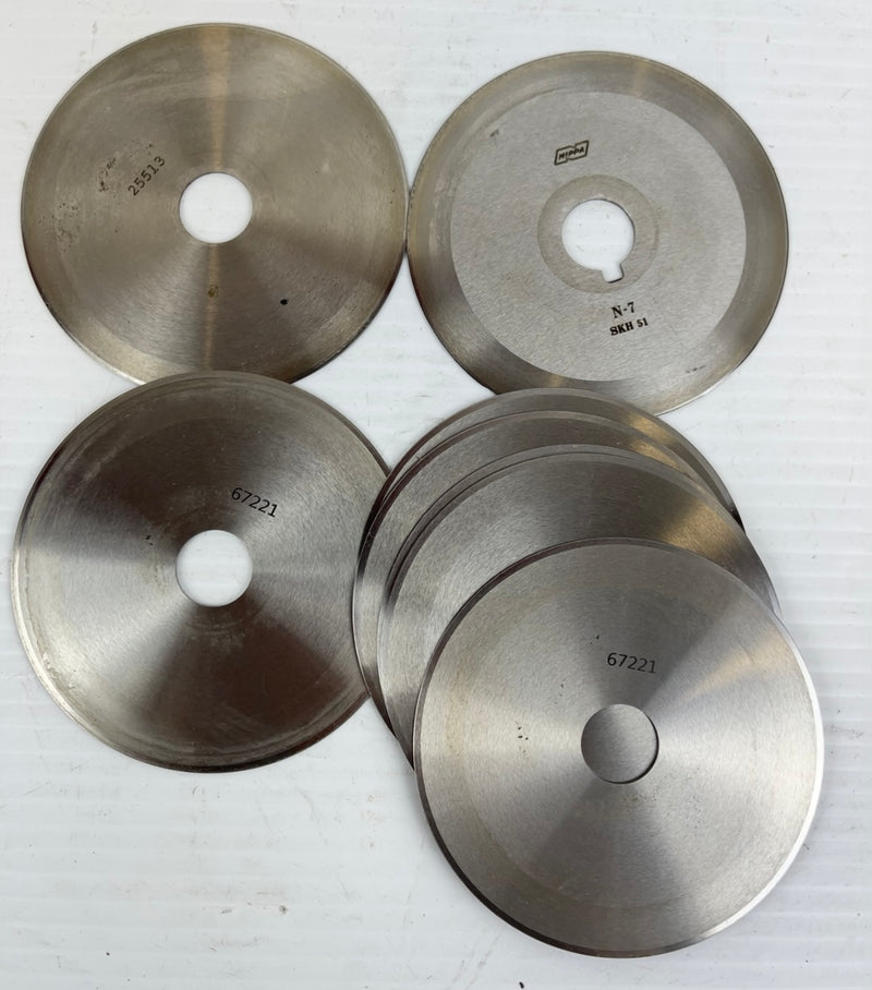 Disc Blade SKH-51 N-7 25513 67221 Lot of 8