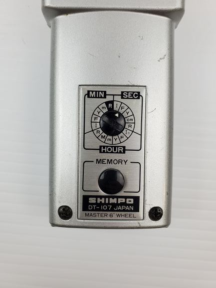 Shimpo DT-107 Japan Master 6" Wheel Hand Held Tachometer