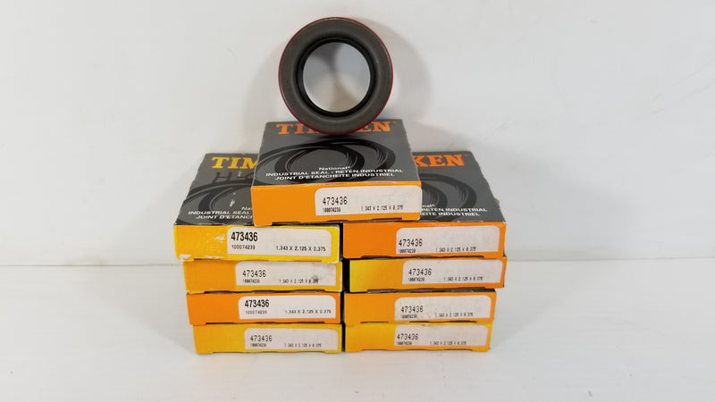Lot of 9 - Timken 473436 National Oil Seal 1.343 x 2.125 x 0.375