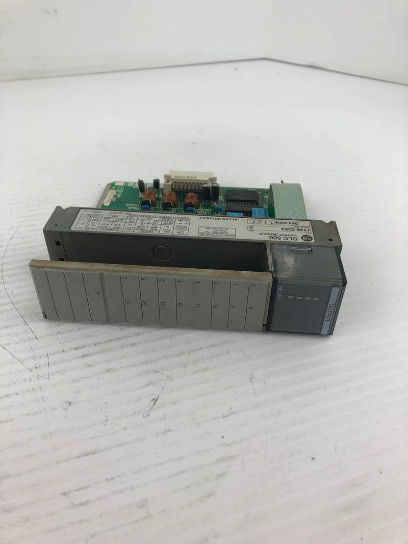 Allen-Bradley 1746-OW4 Output Module Series A SLC 500 - With Door