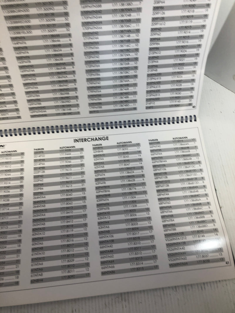 Automann Fitting ID Chart Cat-FC14