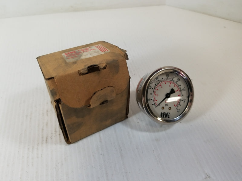 Lenz AFC-160-25RC Pressure Gauge 160PSI