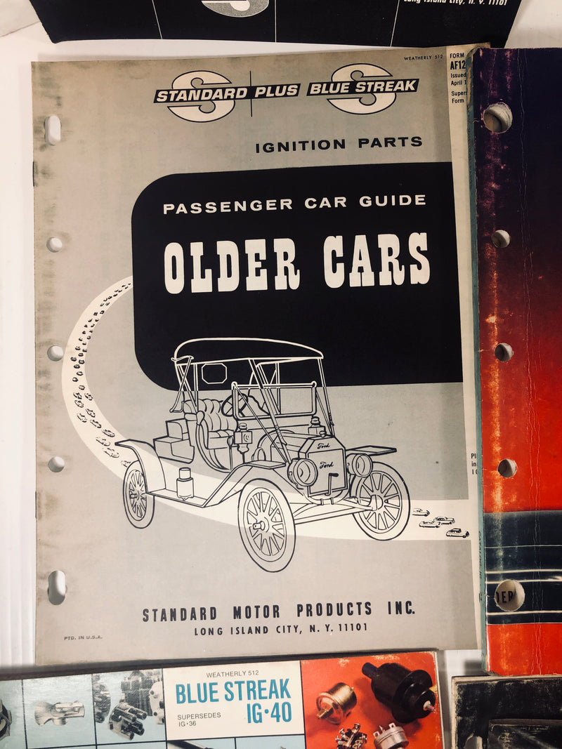 Standard Plus Motor Products Blue Streak Marine Small Engine Older Car Manuals