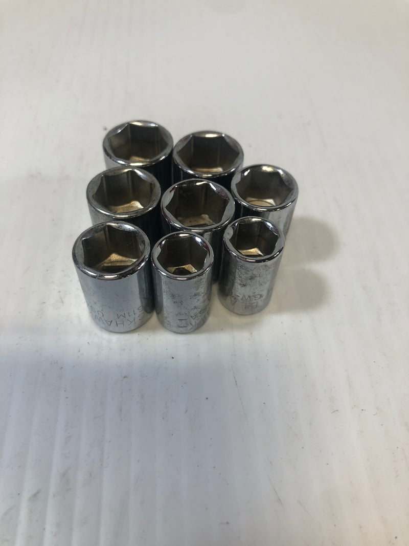 Blackhawk Socket Set of 8 2 each GW609 GW611 GW612 GW613