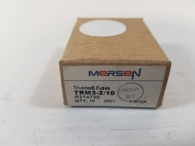 Mersen TRM3-2/10 Tri-Onic 3.2A Cartridge Fuse (Box of 10)