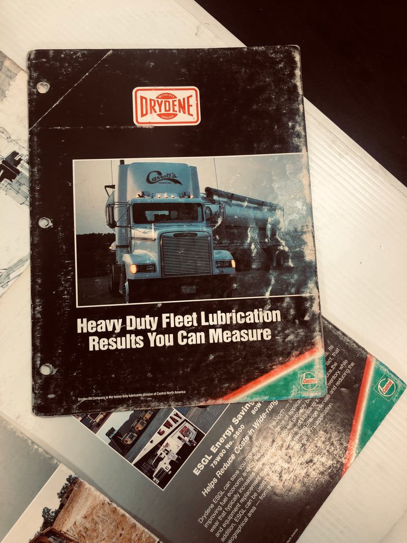 Drydene Industrial Heavy Duty Lubricants Catalog Manual Brochure (Lot of 8)