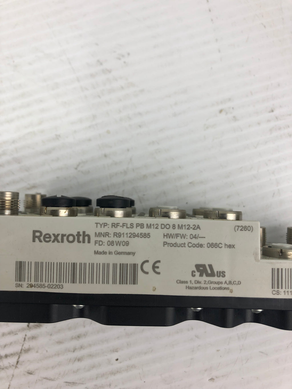 Rexroth RF-FLS PB M12 DO 8 M12-2A Profibus Fieldline Modular – Metal ...