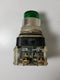 Allen Bradley 800T-PB16 Series N Pilot Light Push Button Green Lens