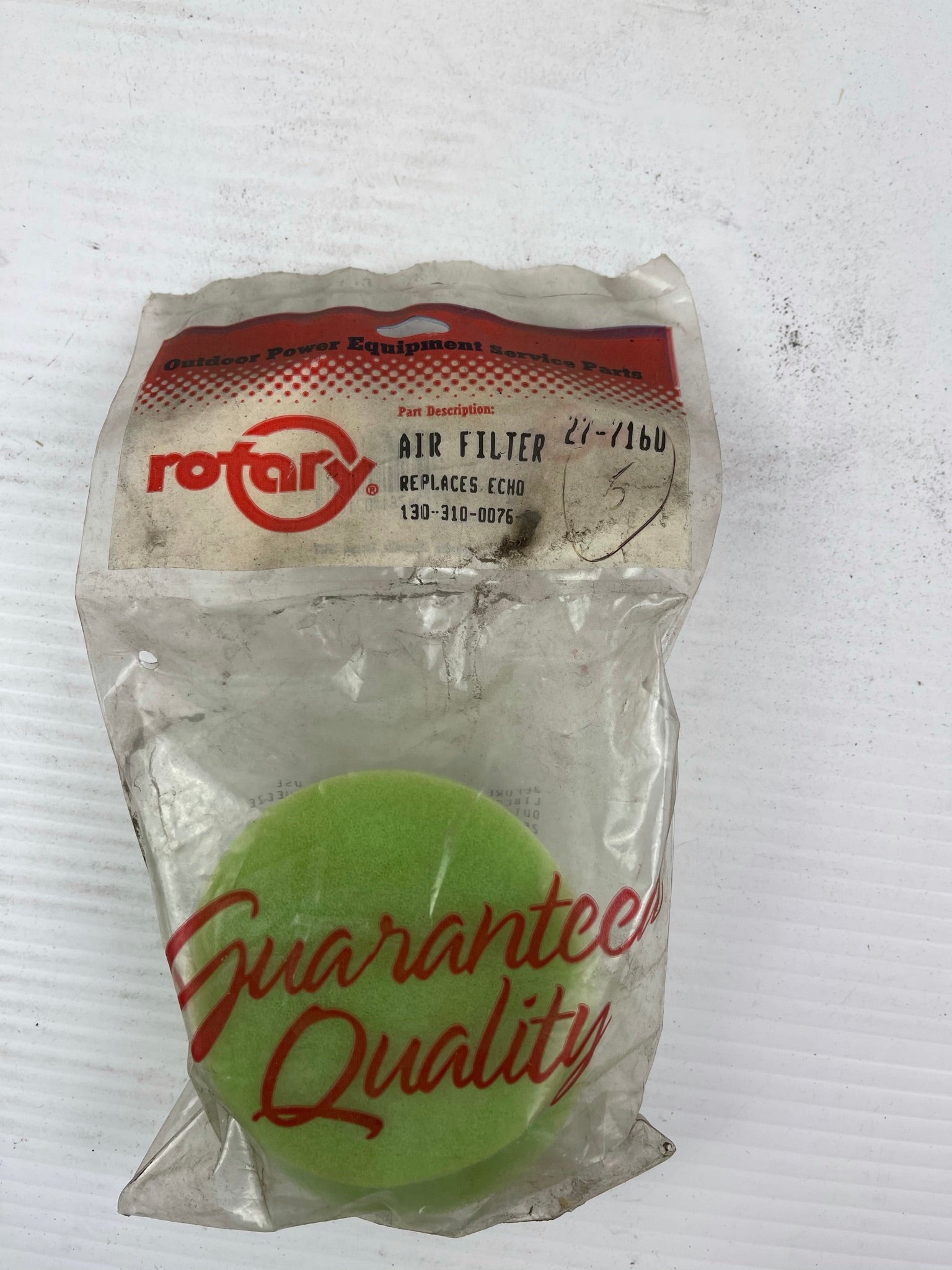 Rotary Air Filter 27-7160 Replaces Echo 130-310-0076 Package of 5