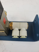 SMC VS3115 Pneumatic Solenoid Valve Bracket SLW-8A 5F CKD Silencer Attached