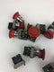 Telemecanique ZB2-BE102 Red Emergency Stop Push Button ( Lot of 9 )