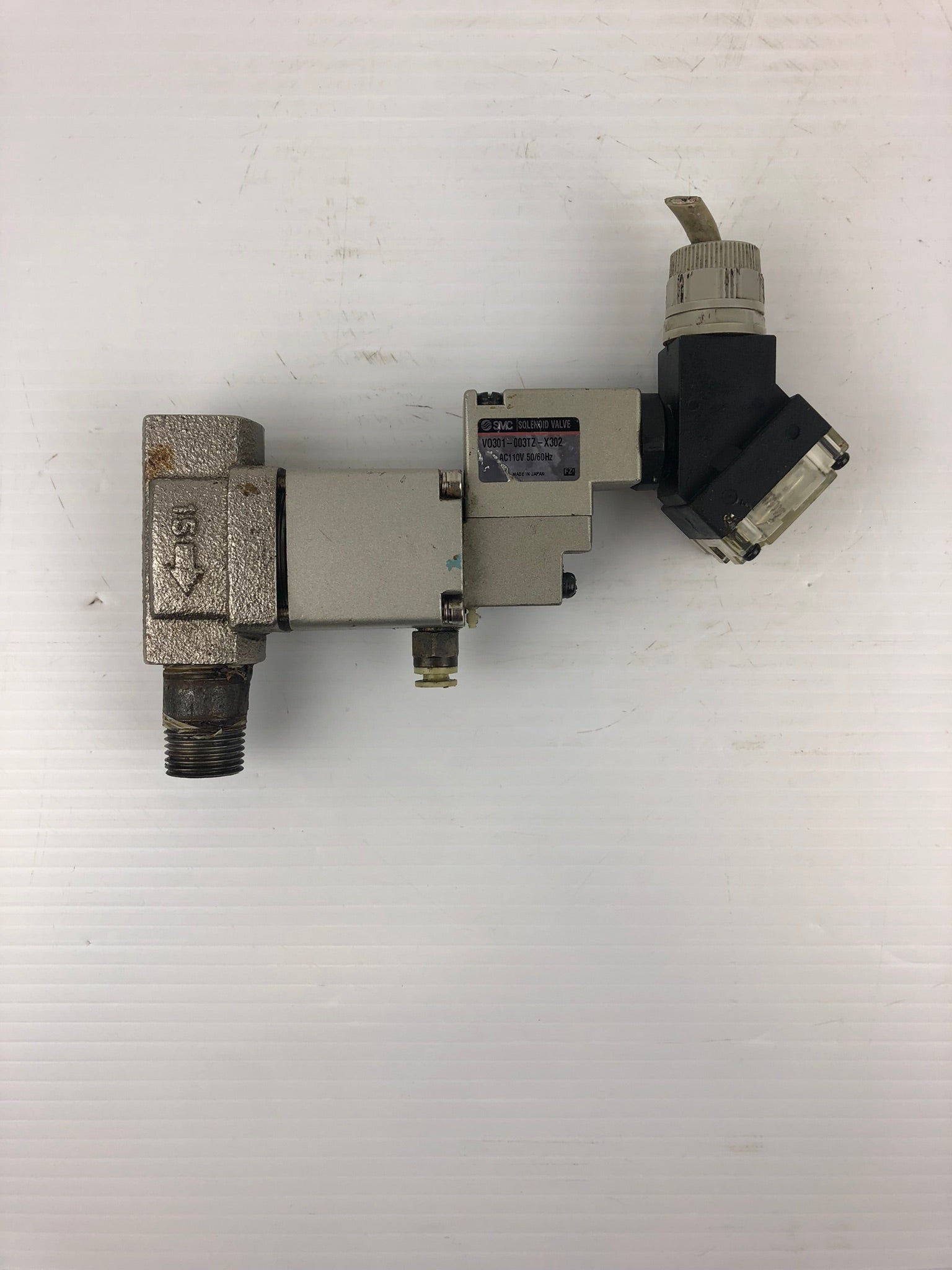 SMC VO301-003TZ-X302 Solenoid Valve with Process Valve 110V 50/60 Hz