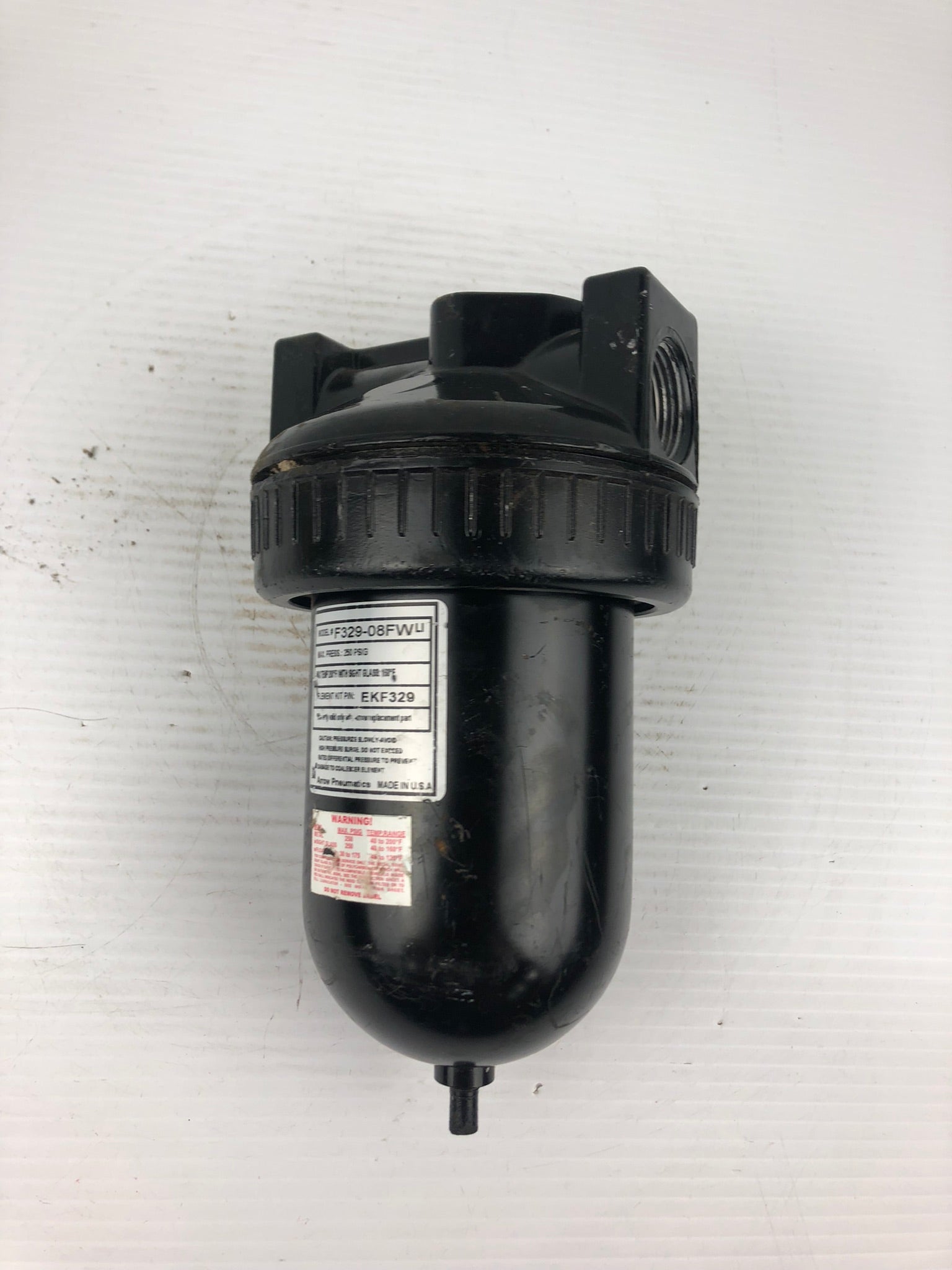 Arrow Pneumatics F329-08FW High Flow Particulate Filter Max Press 250 PSIG