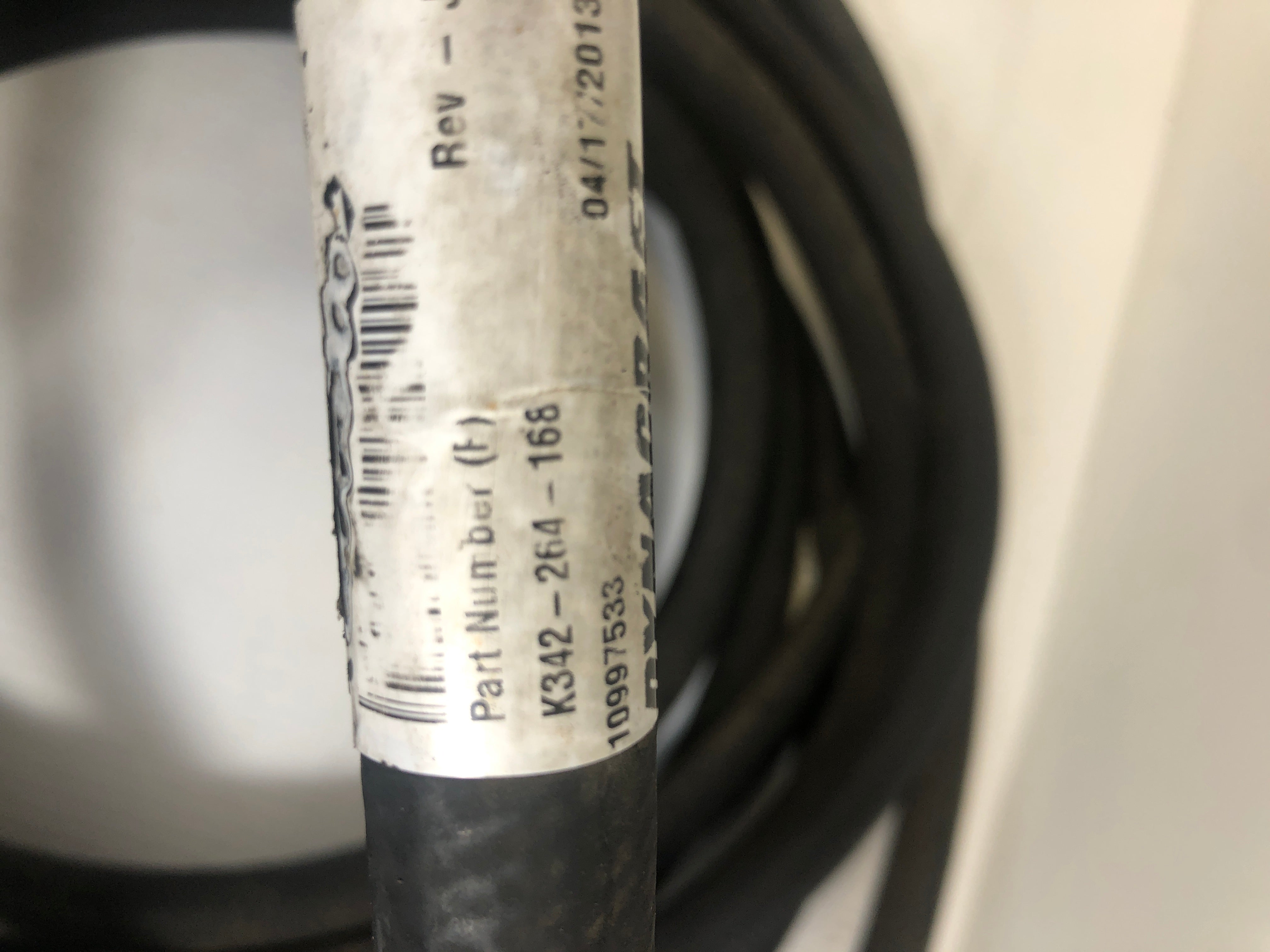 Dynacraft Cable K342-264-168 with Phillips Gladhand 12-008 - Lot of 2