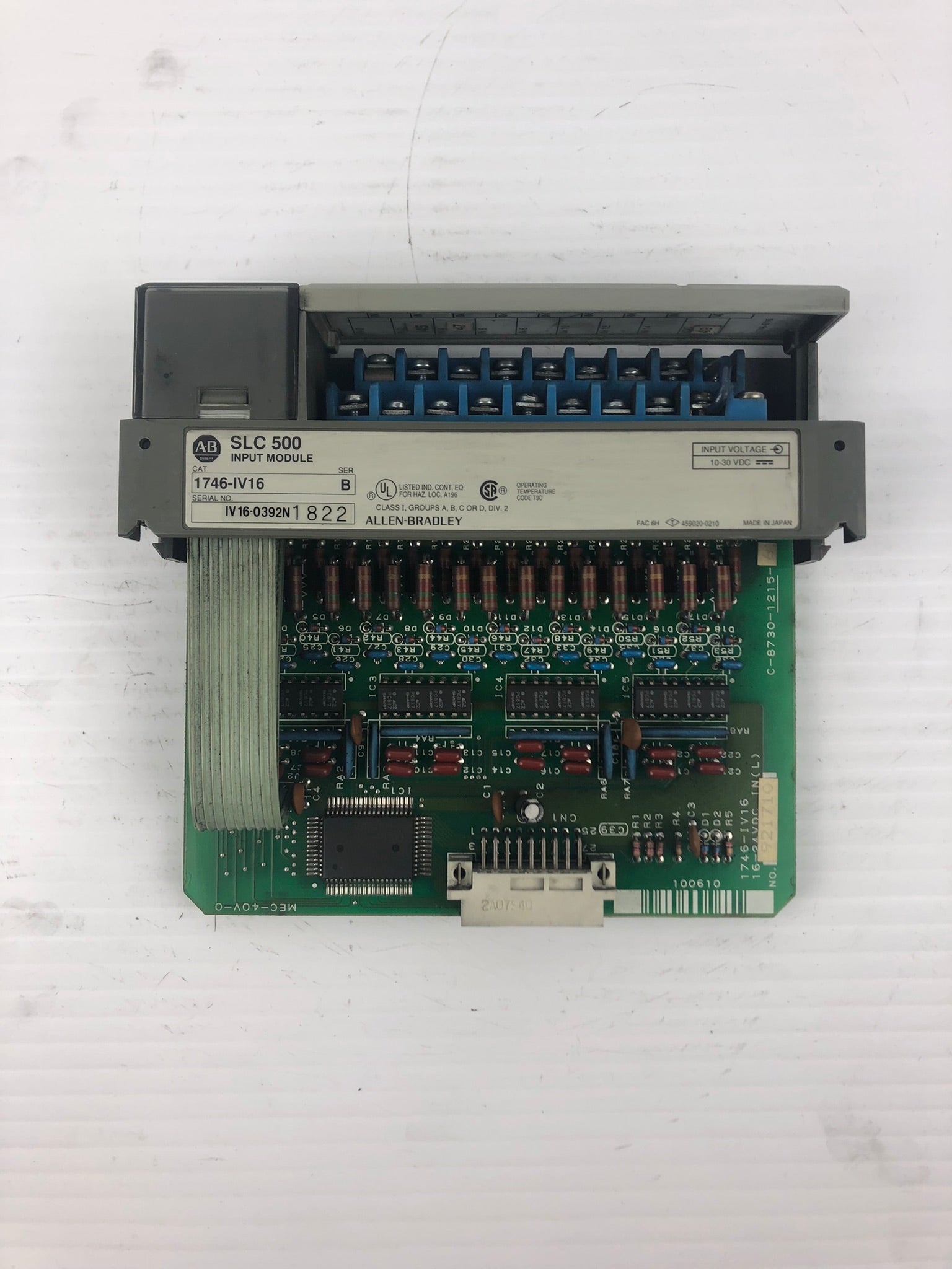 Allen-Bradley 1746-IV16 Series B Input Module SLC 500 with Cover