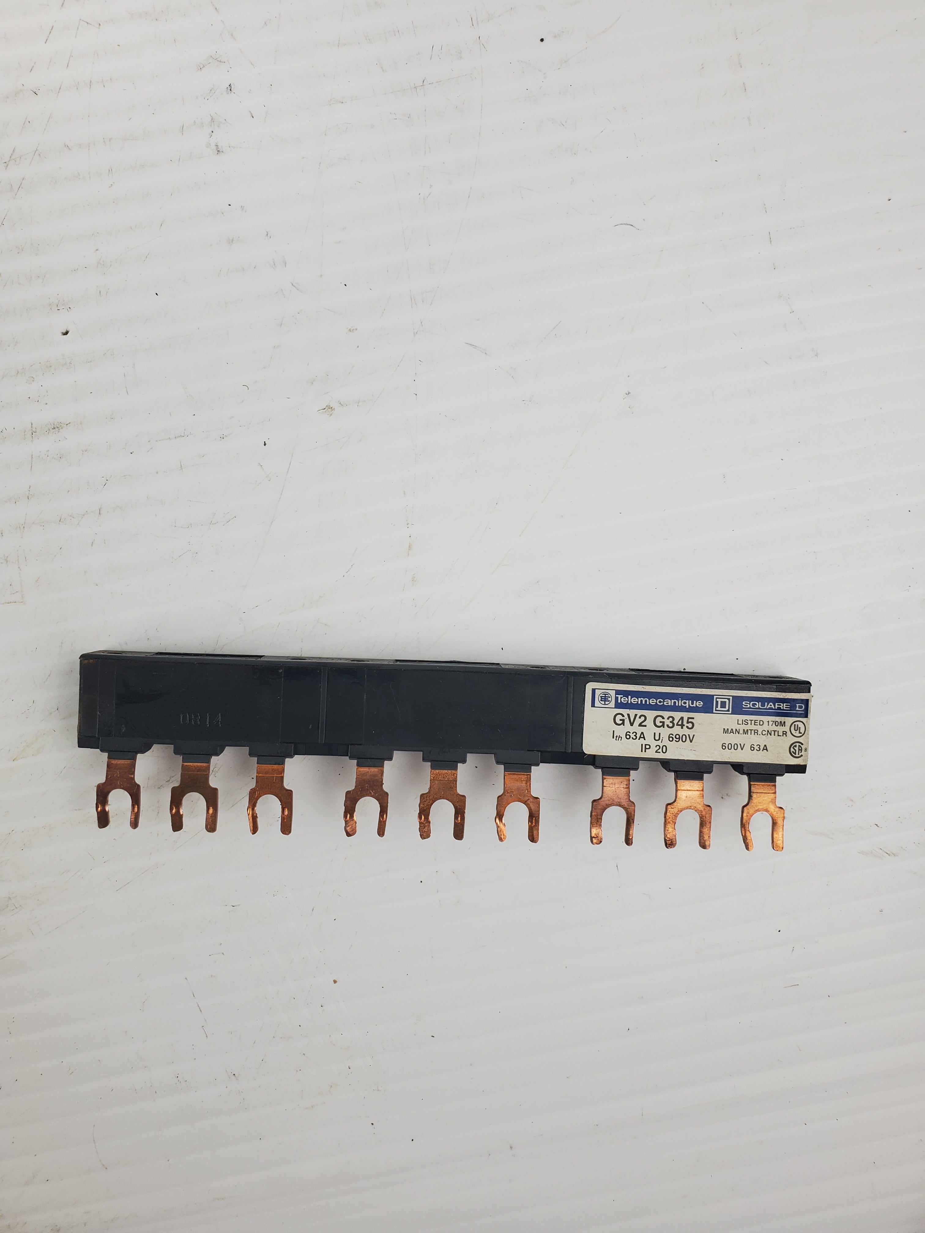 Telemecanique GV2-G345 Starter Busbar 600V 63A