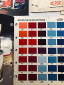 Dupont Paint Brochures Hot Hues Kandy 2's 3's 4's Imron 5000 6000 Paint Samples