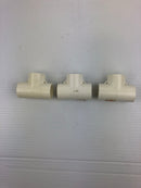 Genova 31407 Fitting 3/4" White PVC1 SCH40 (Lot of 3)