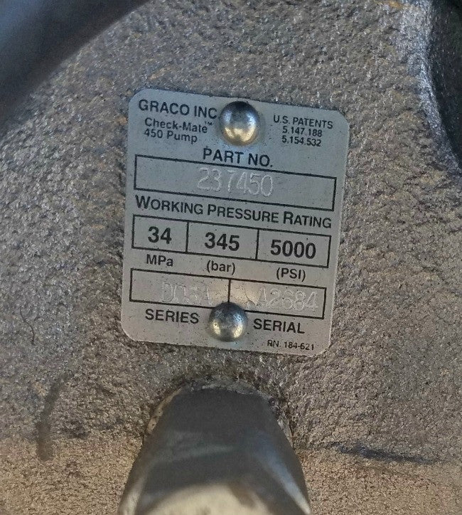 Graco 237450 Check-Mate 450 Oil Displacement Transfer Pump