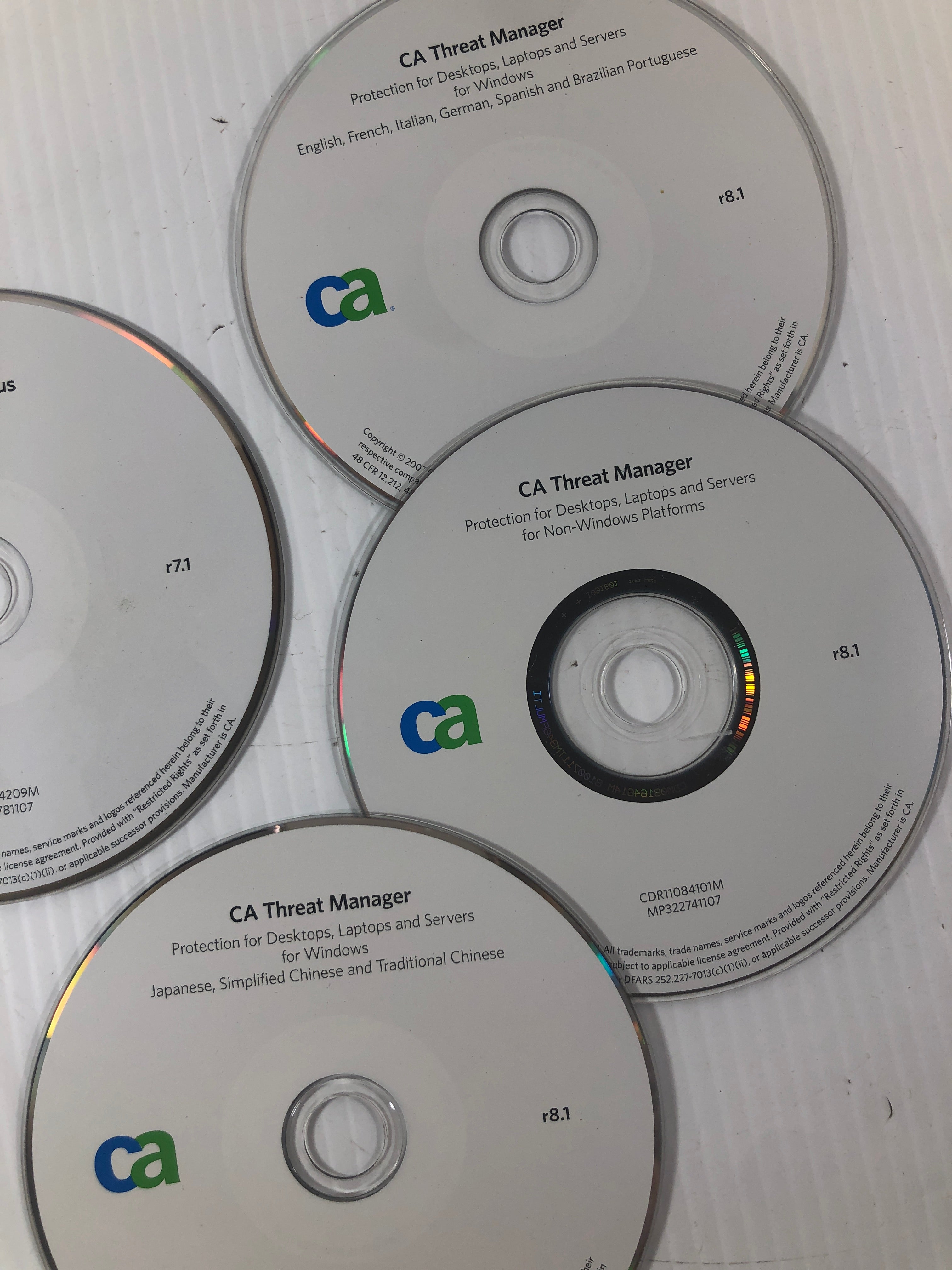 CA Threat Manager CD and Anti-Virus for Gateway r7.1 and r8.1