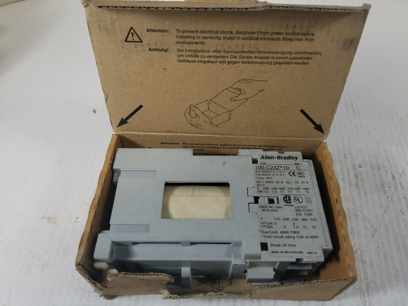 Allen-Bradley 100-C23ZJ10 3-Pole Electrical Contactor