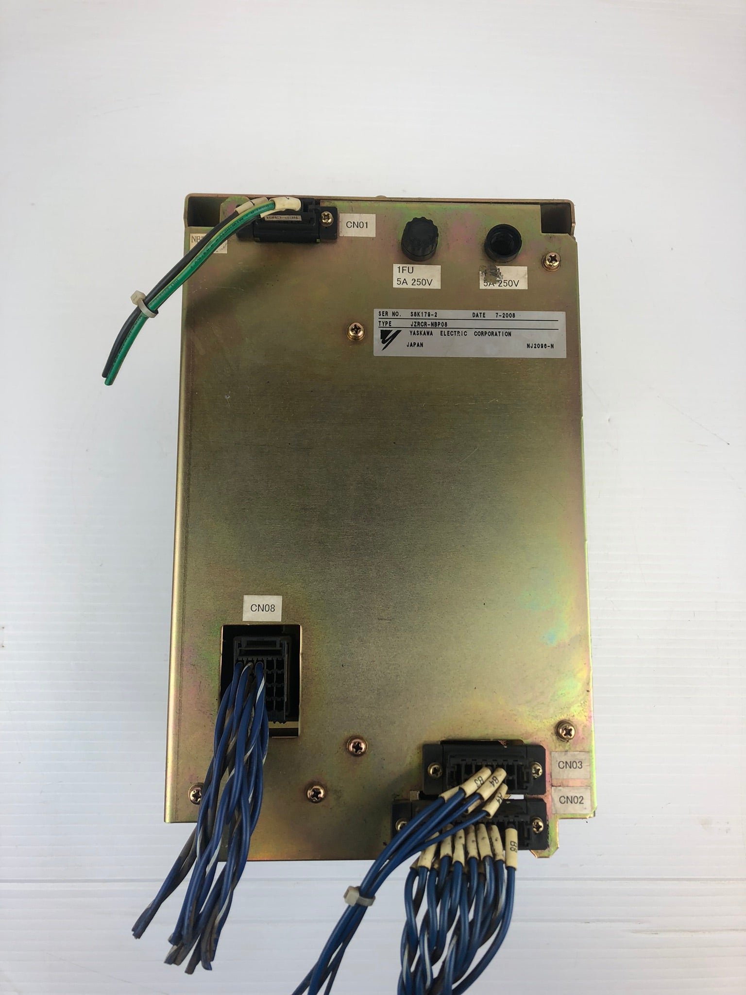 Yaskawa Electric JZRCR-NBP08 Drive 250V (Missing Top Knob)