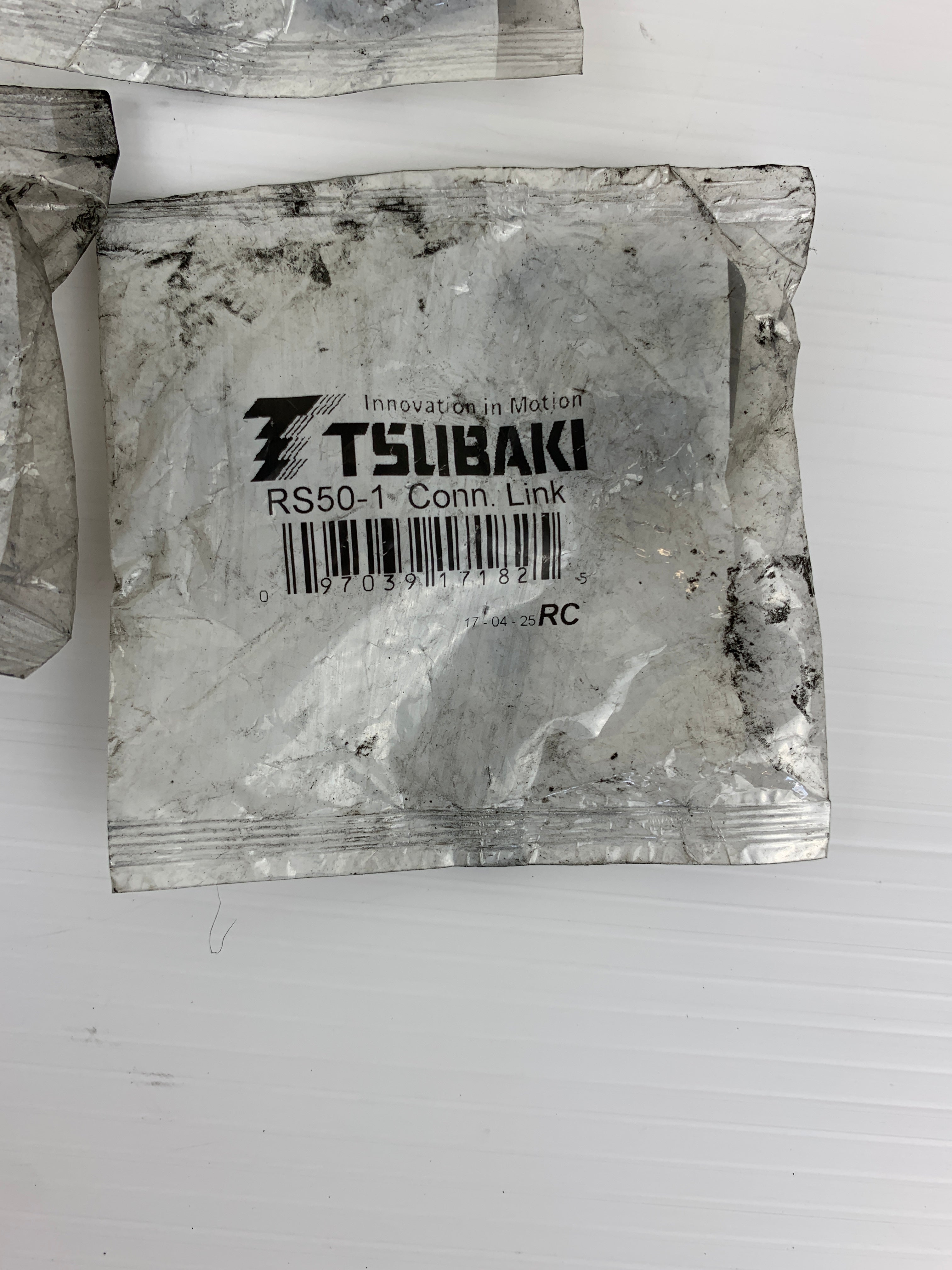 Tsubaki Roller Chain Connecting Link RS50-1 Lot of 6