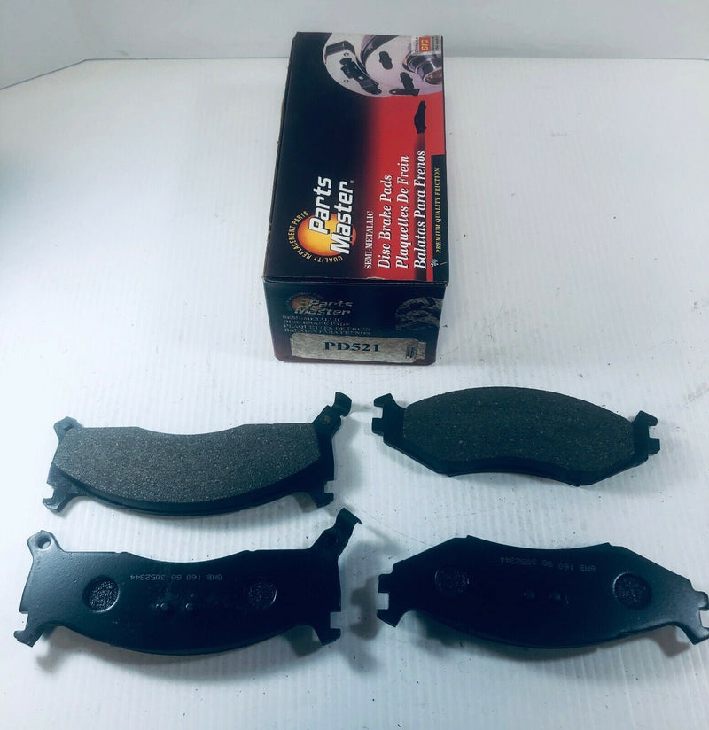 Parts Master Semi-Metallic Disc Brake Pads MD521 PS521