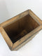 Wooden Military Ammo Crate Box - 17"x11-1/2"x8" ( Open on one end )