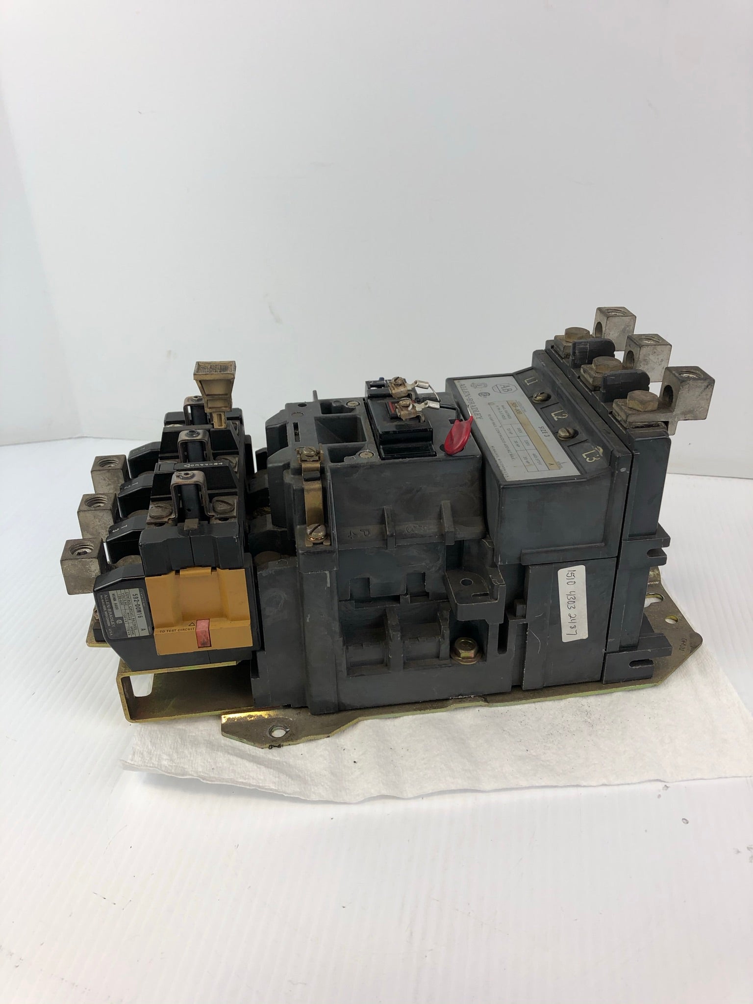 Allen-Bradley 509-DOD Size 3 Contactor 565-A Contact 592-DOW16 Relay